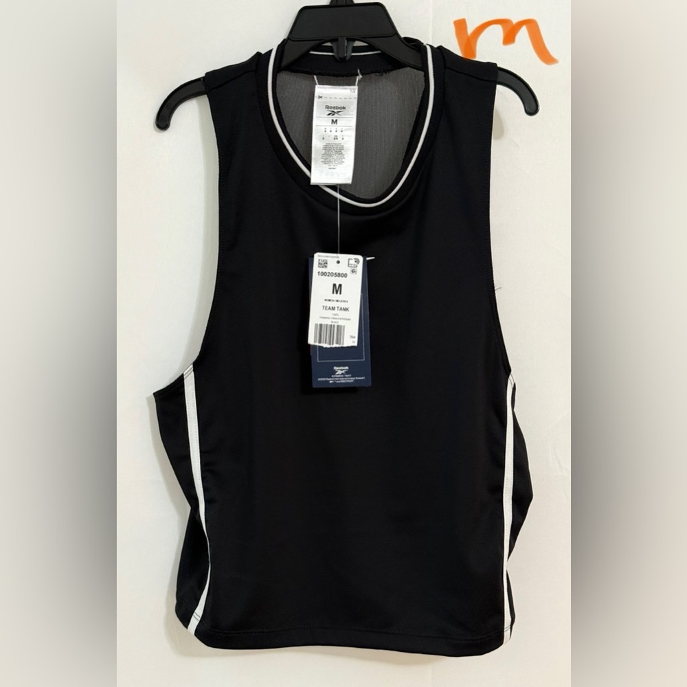 Reebok Black and White Sports Tank